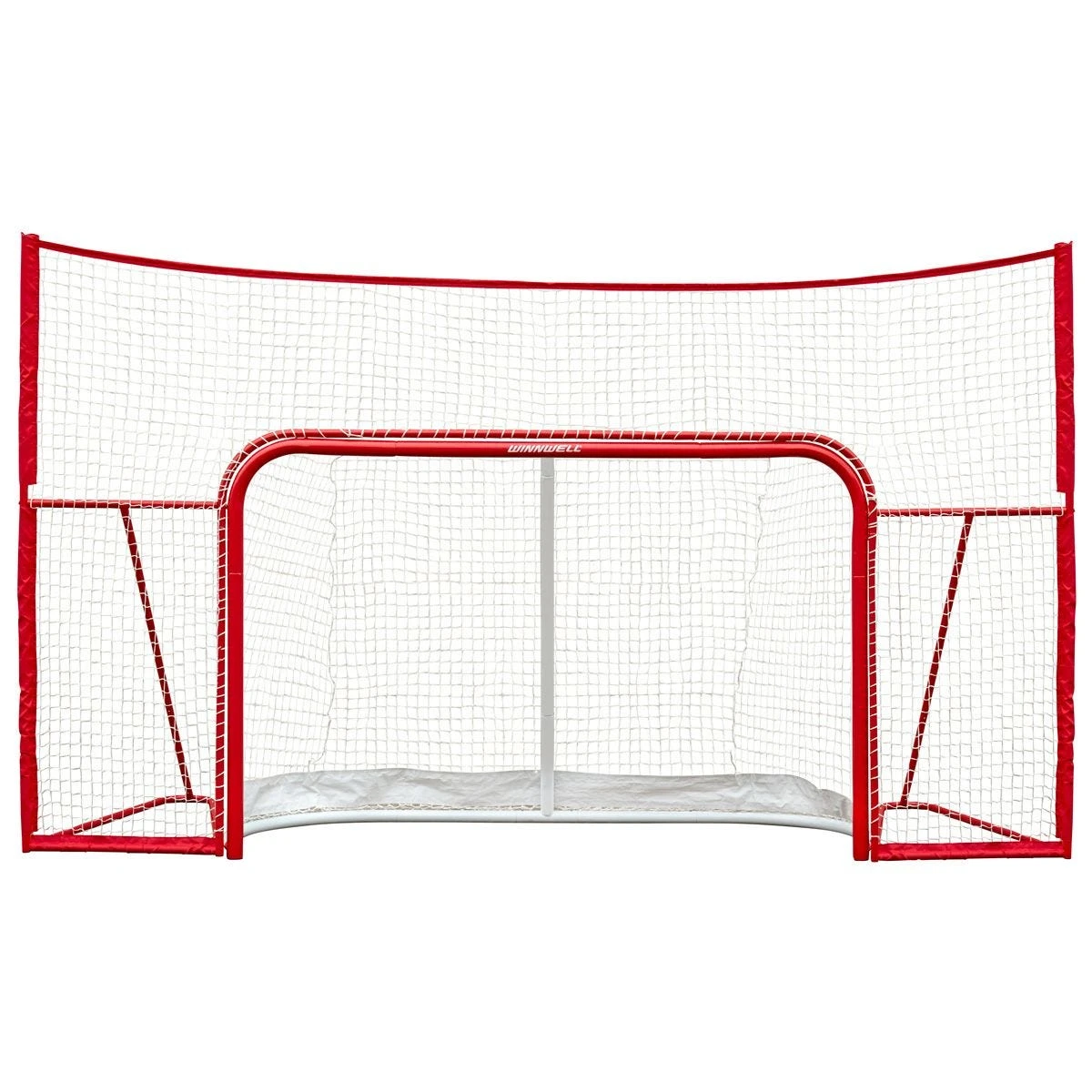 WinnWell Pro Form 72in. Regulation Hockey Net W/ Skateguard & Standalone Backstop