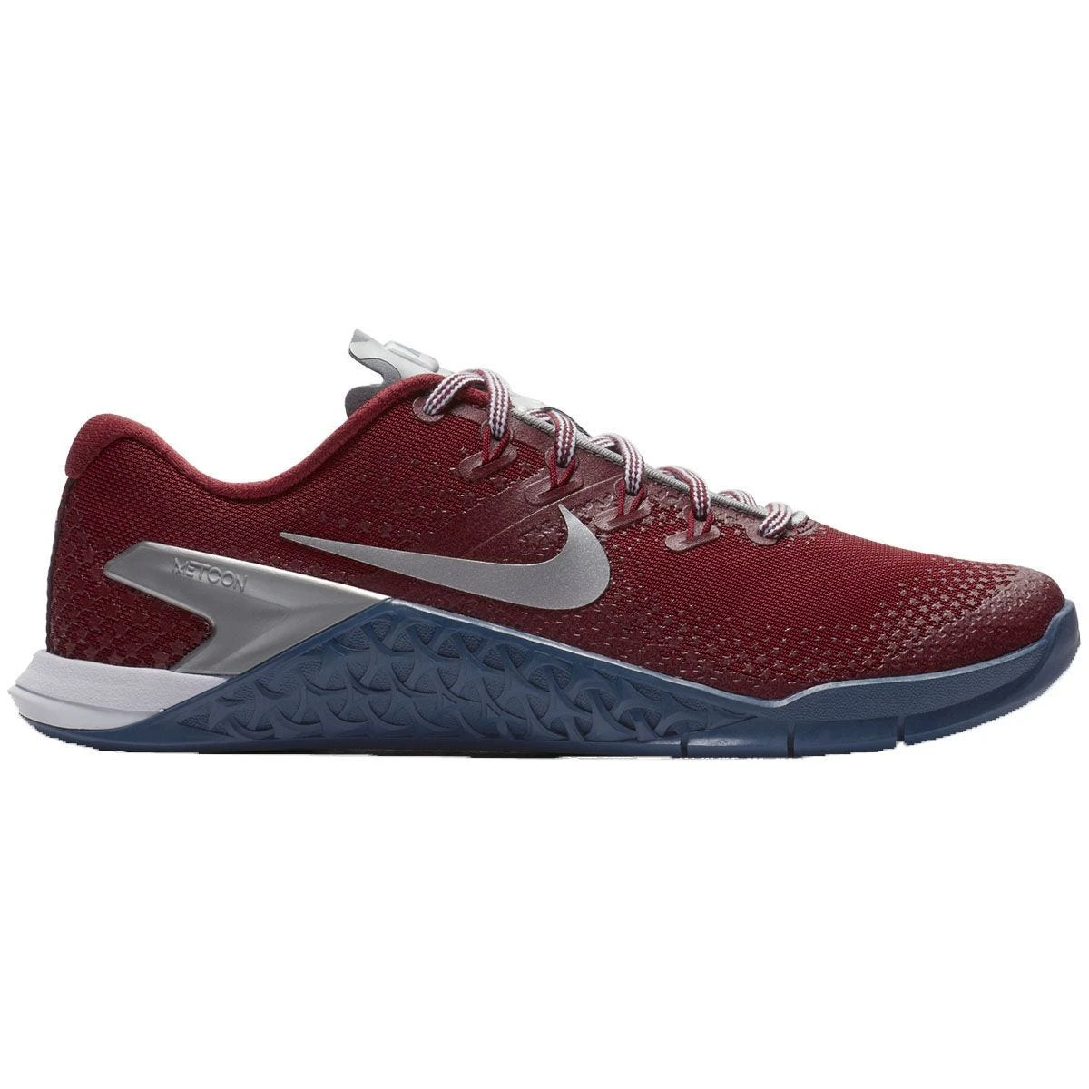 Nike Metcon 4 Women's Premium Training Shoes - Gym Red/Metallic Silver/Gym Blue/White - Image 5