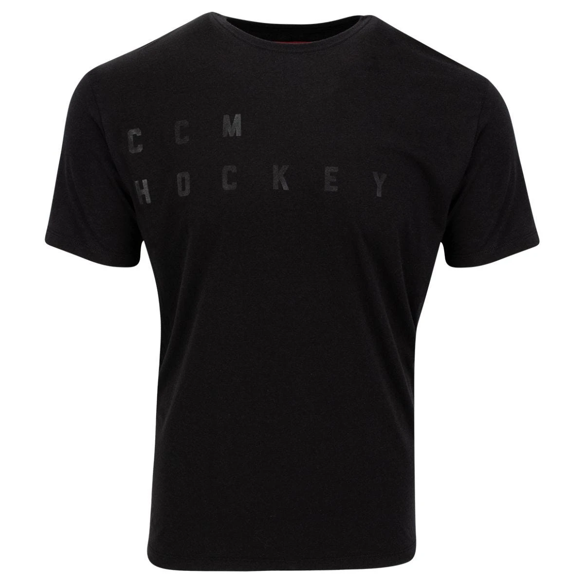CCM Blackout Senior Short Sleeve Tee Shirt