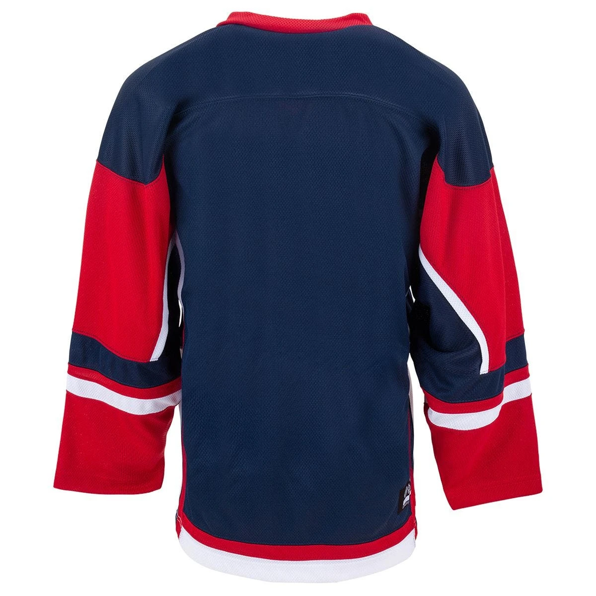 Stadium Adult Hockey Jersey - Navy/Red/White - Image 2